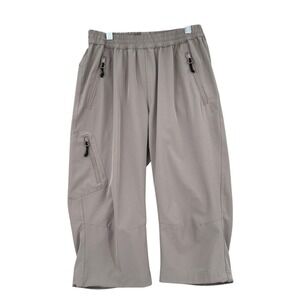 33,000ft Hiking Capri Pants Womens 6 Polyester Elastane Taupe 22SF1158-038